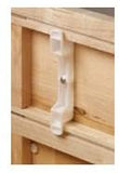 False Front Cabinet Clips (5 Sets) - 4-1/2" Fake Drawer Clips/False Drawer Front Clips