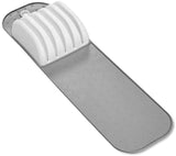 madesmart Small In-Drawer Knife Mat - White | CLASSIC COLLECTION | Holds up to 5 Knives | Safe | Open Design to fit Any Size Knife | Soft-grip Slots and Non-slip Mat | BPA Free