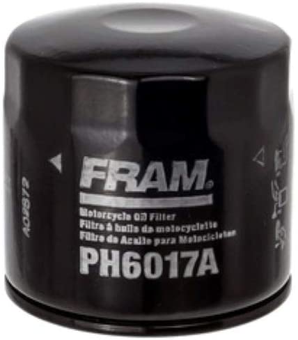 Fram PH6017A Spin-On Full-Flow Oil Filter for Motorcycles