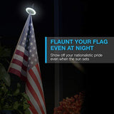 Solar Flag Pole Light