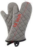 Oven Mitts 1 Pair of Quilted Cotton Lining - Heat Resistant Kitchen Gloves