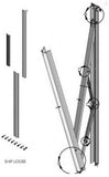 Lippert 281152 RV Solera Awning Support Arm Assembly 69" Flat White