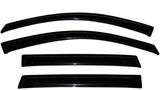 Auto Ventshade 194109 In-Channel Ventvisor Side Window Deflector, 4-Piece Set for 2009-2018 Dodge 1500 Crew Cab, 2010-2018 Ram 2500 & 3500 w/Crew & Mega Cab; 2019 Ram 1500 Classic Crew Cab