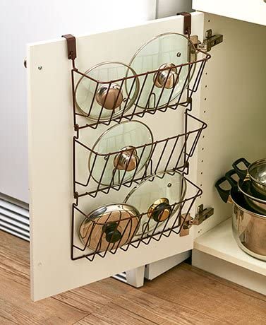 Cabinet Lid Organizers-Bronze