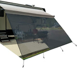 leaveshade RV Awning Sunshade Screen ● Tentproinc 10'X12'3''- Black Mesh Sun Shade ● Block Patio Front Sun Light ● Motorhome Camping Trailer UV Sunblocker ● Canopy Sunscreen-3 Years Lasting