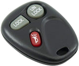 Keyless2Go Replacement for Keyless Entry Car Key Fob Vehicles That Use 3 Button KOBLEAR1XT 15042968 Remote, Self-programming