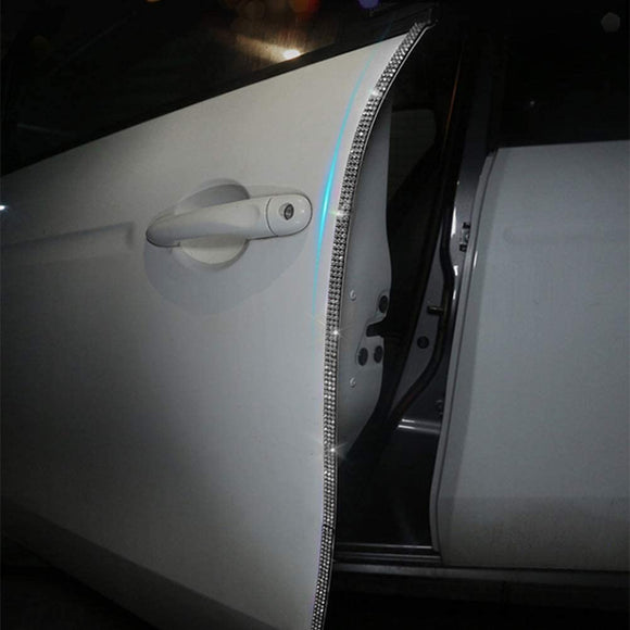 eing Door Edge Anti-Scratch Sticker Door Crash Bumper Crystal Bling Protection Tape Rubber Strip Sticker,Car Door Protector,Car Door Guard,Car Door Protection,90cm/35.4