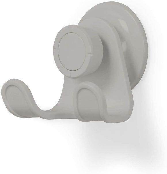 Umbra Flex Shower Storage Accessories with Patented Gel-Lock Technology Suction Cup, Grey