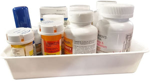 Medication & Supplement Storage Bin Cabinet Organizer - 6 x 9 Tray