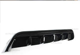 NO7RUBAN Rear Lip Bumper Valance Diffuser Fits 2018-2020 Camry SE XSE GT Shark Fin Glossy Black Splitter Spoiler