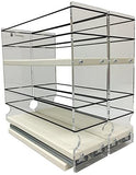 Vertical Spice - 33x2x11 DC - Spice Organizer - Two-Tiered Cabinet Drawers for Large Containers