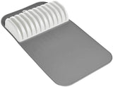 madesmart Small In-Drawer Knife Mat - White | CLASSIC COLLECTION | Holds up to 5 Knives | Safe | Open Design to fit Any Size Knife | Soft-grip Slots and Non-slip Mat | BPA Free