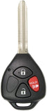 Keyless2Go Replacement for Keyless Entry Car Key Vehicles That Use MOZB41TG with 4D67 Chip