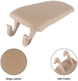 SCITOO Auto Beige Armrest Center Console Lid Skin Cover with Base Replacement fit for 2000-2008 for Audi A4 A6 S4