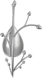 Umbra Orchid Jewelry Hanging Tree Stand - Multi-Functional Necklace Metal Holder Display Organizer Rack With a Ring Dish Tray - Great For Organization - Can Be Used As Decor, Dining Room Centerpiece