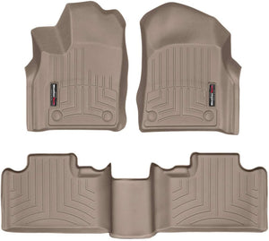 WeatherTech Front and Rear FLOORLINERS, TAN