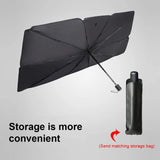 N/P Car Windshield Sun Shade UV Rays and Heat Sun Visor Protector Foldable Reflector Umbrella