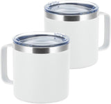 COKTIK 14 oz Mug, Stainless Steel, Vacuum Insulated Coffee Cup With Lid