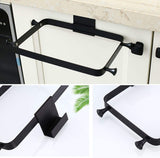 Plastic Bag Holder Over The Cabinet Door Pantry Door Garbage Trash Bags Rack for Grocery Kitchen