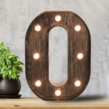 Pooqla Vintage Light Up Marquee Letters with Lights – Illuminated Industrial Style Lighted Alphabet Letter Signs - Coffee Bar Apartment Bedroom Wall Home Initials Decor A-Z