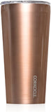 Corkcicle 16oz Tumbler - VIP Collection - Triple Insulated Stainless Steel Travel Mug, Luxe Leopard