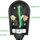 Livtor 30 Amp RV Plug RV Receptacle Camper Plug Replacement Male and Female Plug Set with an Easier Grip (55245)