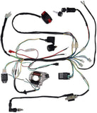 Complete Electrics Stator Coil CDI Wiring Harness Solenoid Relay Spark Plug for 4 Stroke ATV 50cc 70cc 110cc 125cc Pit Quad Dirt Bike Go Kart Scooter Moped Parts Complete Wiring Harness by TOPEMAI