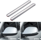 ATMOMO 4 Pcs Auto Car Body Bumper Guard Protector Sticker Anti-rub Bar Strip Car Bumper Strips