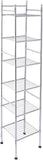 Honey-Can-Do BTH-03484 6 Tier Metal Tower Bathroom Shelf, 12.6” L x 11” W x 59.8” H, Chrome