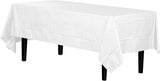 12-Pack Premium Plastic Tablecloth 84in. Round Table Cover - Lavender