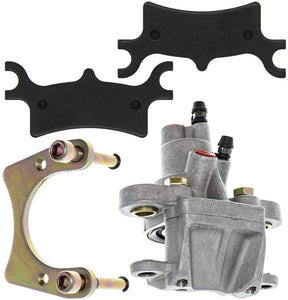 NICHE Rear Brake Caliper Pads Mounting Bracket for 2005-2013 Polaris Scrambler Trail Blazer 330 500 1911075 1911478