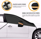 GLOUE Car Windshield Snow Cover with Side Mirror Covers, Fits for Most Vehicles, Cars Trucks Vans and SUVs, Mirror Snow Covers Protects Windshield and Wipers from Weatherproof, Rain, Sun, Frost