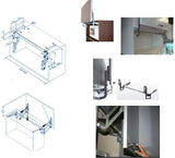 CUORE BANGKOK Cabinet Door Vertical Swing Lift Up Stay Pneumatic Arm Kitchen Mechanism Hinges