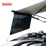 Shadeidea RV Sun Shade Screen for Awning - 9' X 15' 5'' Black Mesh Sunshade Motorhome Camping Trailer UV Sunblocker Canopy Sunscreen Offer 3 Years Warranty