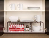 Seville Classics Expandable Kitchen Counter and Cabinet Shelf