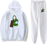 Fashion Casual Hooded Pants Tracksuit Set for Men Women