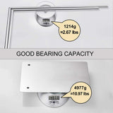 LANGPAI Freestanding Double Towel Racks Bathroom Accessories Towel Holder Stand on Floor Brass Chrome