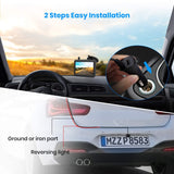 Upgrade 720P Digital Wireless Backup Camera,2 Cameras Channel Support, AUTO VOX W7PRO 5" TFT Monitors and IP68 Waterproof Wireless Rear View Camera for Car,Trucks,Trailer