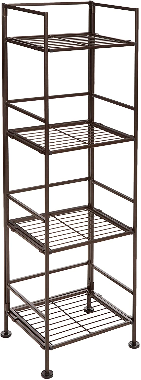 Amazon Basics 4-Tier Iron Tower Shelf