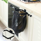 Plastic Bag Holder Over The Cabinet Door Pantry Door Garbage Trash Bags Rack for Grocery Kitchen