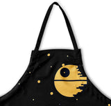 OFFICIAL Star Wars Kitchen Apron | Features the Death Star and AT-AT Walkers | Perfect Kitchen Accessory & Décor