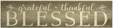 Stratton Home Decor Grateful, Thankful, Blessed Wall Art, 28.00 W X 1.50 D X 7.00 H, Neutral