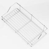 2-Pack 9" Rustproof Stainless Steel Shower Caddy, Adhesive Bathroom Wall Mounted Storage Accessories Shower Shelf Organizer, Chrome