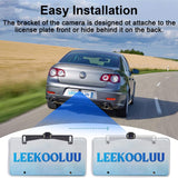 LeeKooLuu LK3 HD 1080P Backup Camera with Monitor Kit OEM Driving Hitch Rear/Front View Observation System for Cars,Trucks,Vans,Campers Waterproof Super Night Vision DIY Grid Lines