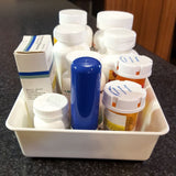 Medication & Supplement Storage Bin Cabinet Organizer - 6 x 9 Tray