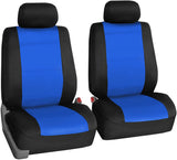 FH Group FB083GRAY115 Full Set Seat Cover (Neoprene Waterproof Airbag Compatible and Split Bench Gray)