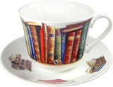 Roy Kirkham Creative Writing Book Lovers Breakfast Tea cup and Saucer Set Fine Bone China England