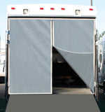 Classic Accessories 79994 Over Drive Toy Hauler Screen, Rear Opening 90.5"H, Compatible with Steel Frames Black/Gray