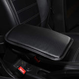 Auto Center Console Cover Pad for Most Vehicle/SUV/Truck/Car, Waterproof Car Armrest Seat Box Cover Protector, Universal Fit (Black)