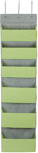 Household Essentials 2167-1 Over-the- Over-the-Door Organizer, Green